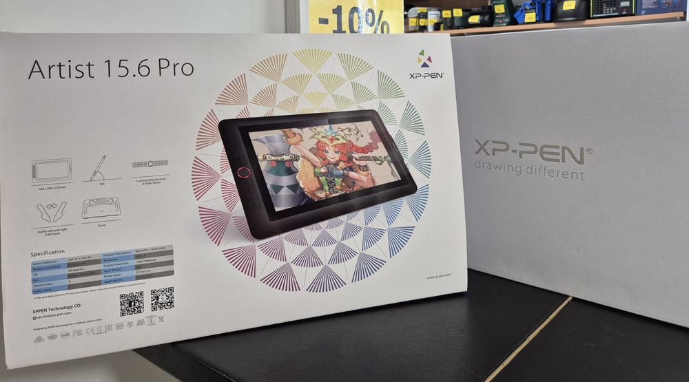 Tablet graficzny XP-PEN ARTIST 15.6 PRO Nowy, Komis Jasło Czackiego