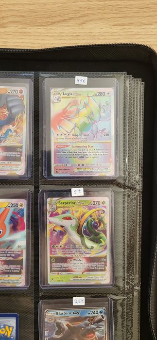 Cartas de Pokémon Originais Raras Vstar e Vmax