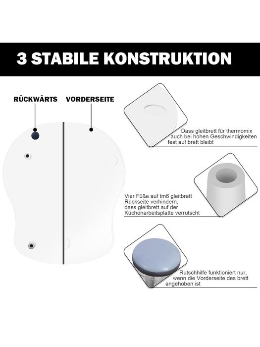 TM6 TM5 deska ślizgowa akrylowa – szybkie przesuwanie deska do robota