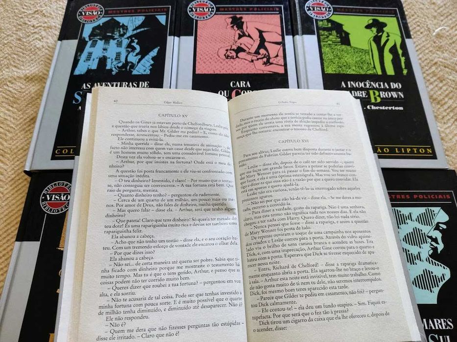 Livros Colecção Crime Suspense Lipton Biblioteca Visão 2000