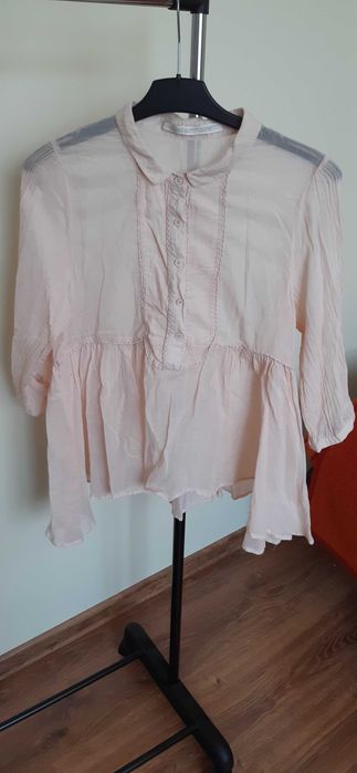 Bluzka damska rozmiar M morelowy pudrowy roz