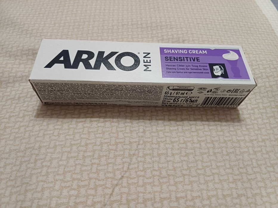 Крем для бритья Arko Sensetive Skin 65 г
