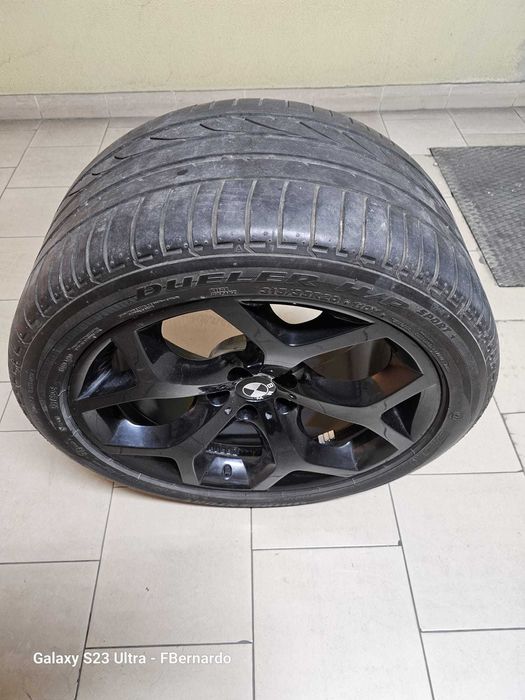 Oportunidade; 4 Jantes BMW X5 Ronal 20' c/ pneus Ran Flat Firestone.