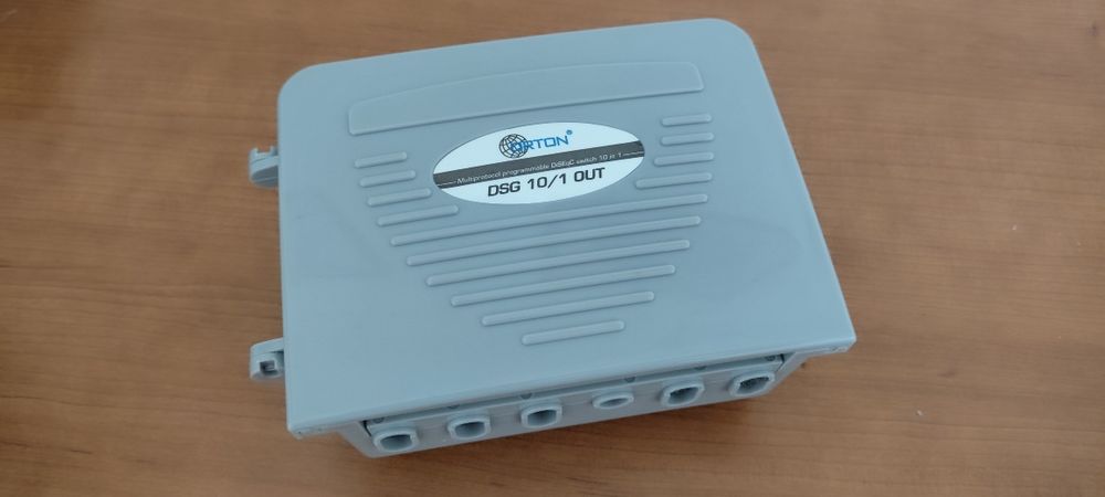 Switch DiSEqC Orton DSG 10/1 – Alta Qualidade p/ Antenas Parabólicas