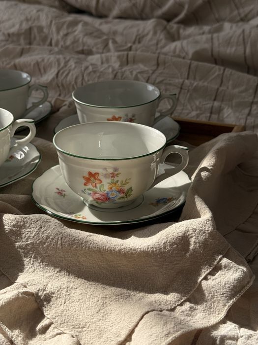 Вінтажний порцеляновий чайний сервіз Eichwald
