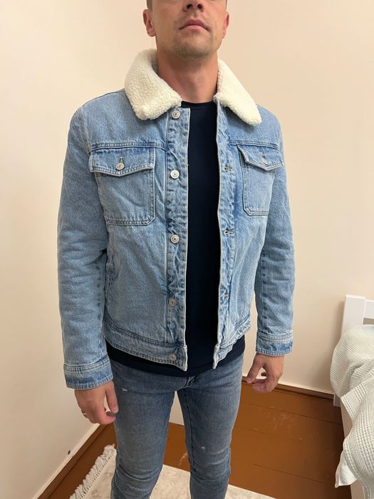 Куртка джинсова тепла чоловіча MANGO