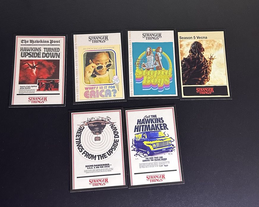 Колекційні картки Stranger Things (Panini) – ОРИГІНАЛ