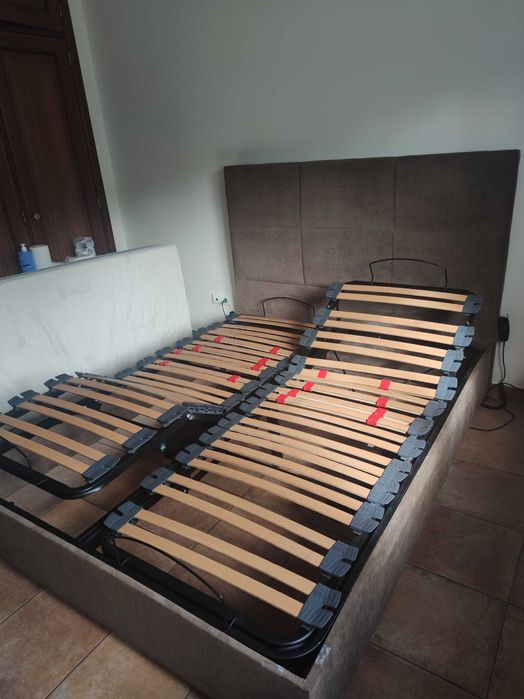 Cama casal articulada elétrica