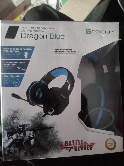 Słuchawki Gamengowe Dragon Blue