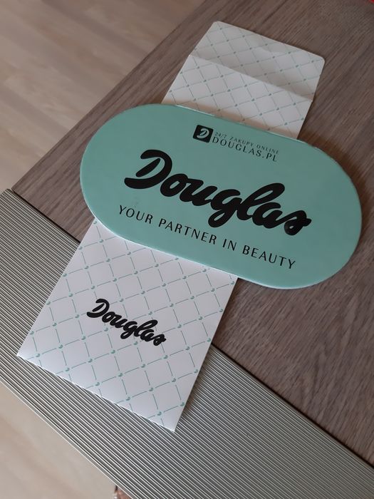 Torebka papierowa douglas vintage po prezencie sztywna podkładka kolek