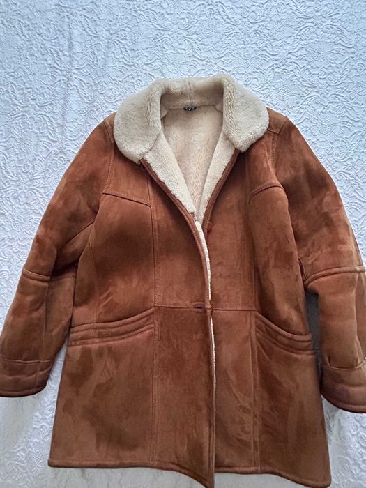 Casaco de couro oversize - senhora