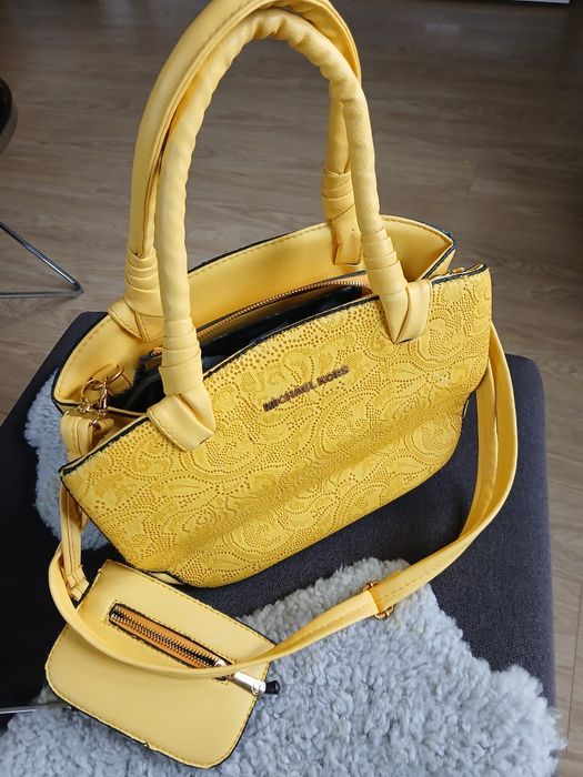 Żółta torebka Michael Kors