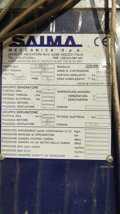 Estufa de Pintura Automóvel