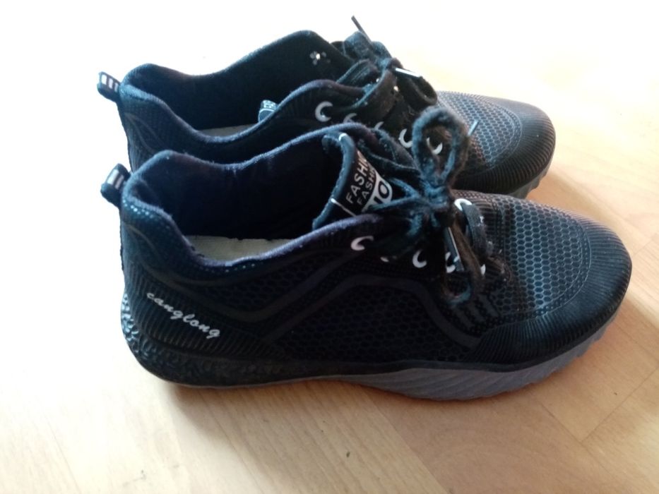 Buty 36 adidasy czarne damskie