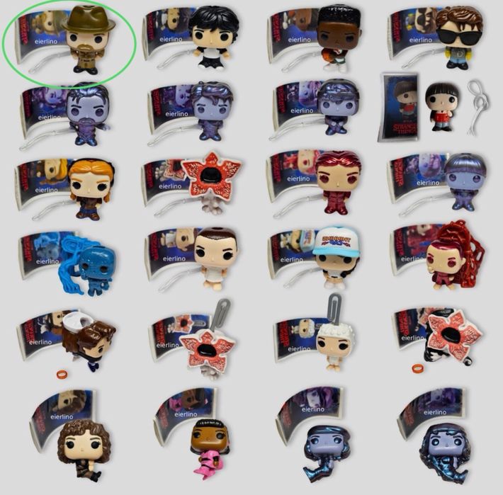 Кіндер joy фігурки Дивні дива stranger things