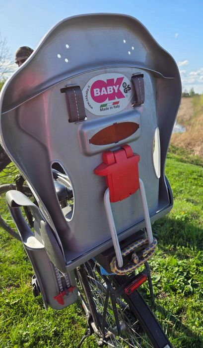 Fotelik OK BABY SIRIUS srebrny regulowane pochylenie