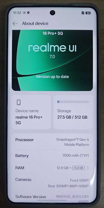 Realme 16 Pro+ 5G **12gb/512gb** c/fatura e garantia