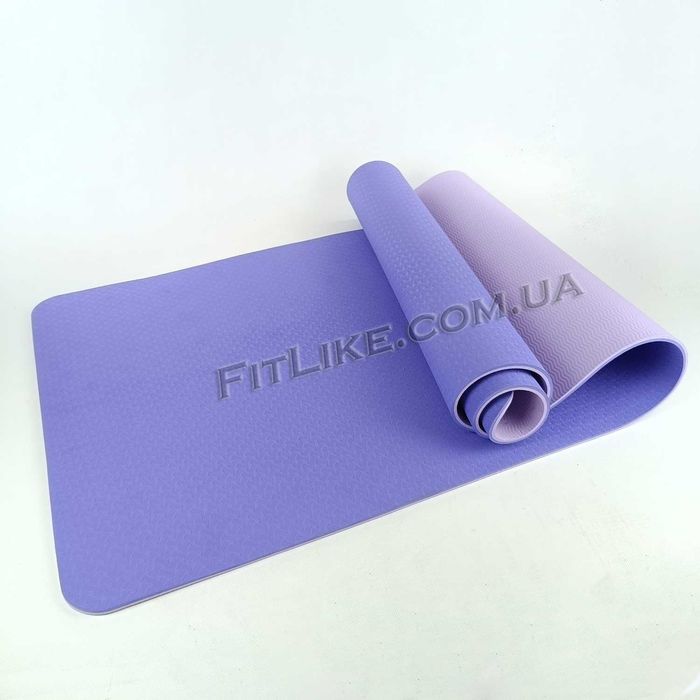 Потужні спортивні коврики/каремати/килимки TPE 8 мм для фітнеса/йоги