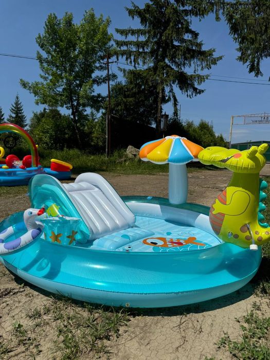 Дитячий будиночок гірка пісочниця Детская песочница горка качеля тачка