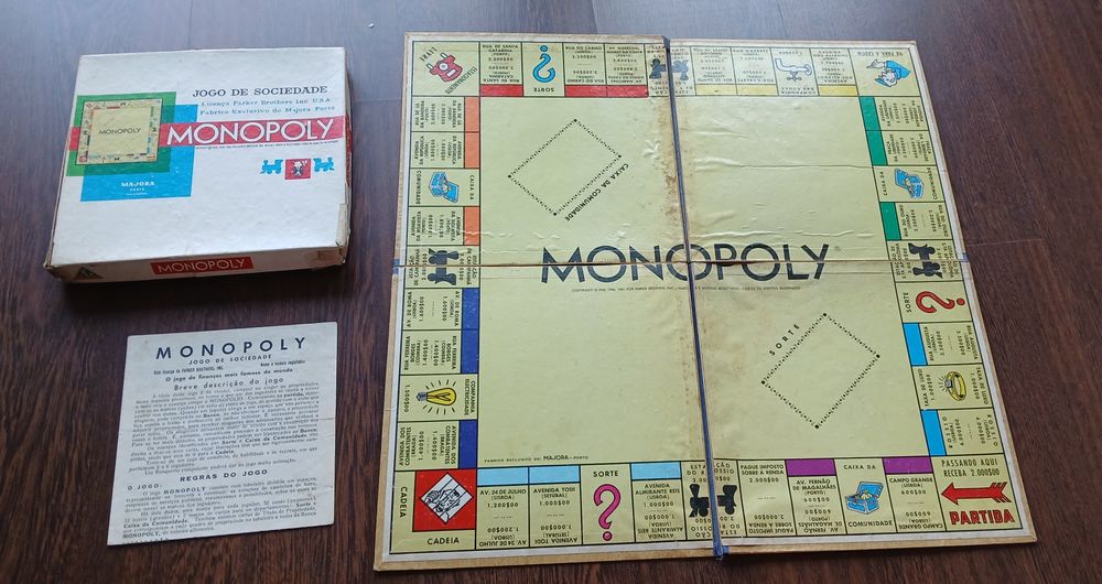 Monopoly antigo Majora anos 60
