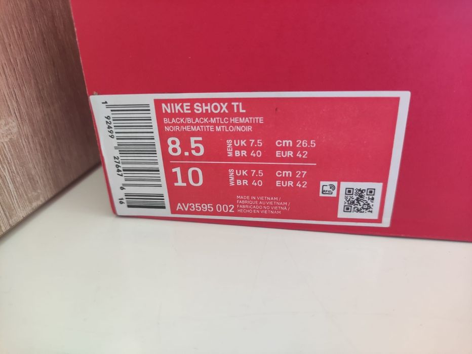 Nowe buty Nike Shox TL czarne