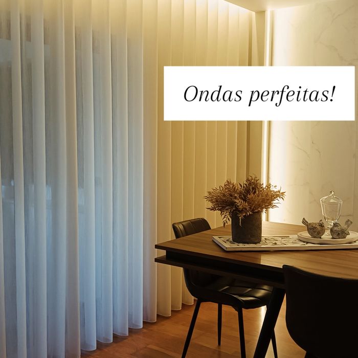 Cortinados ondas perfeitas