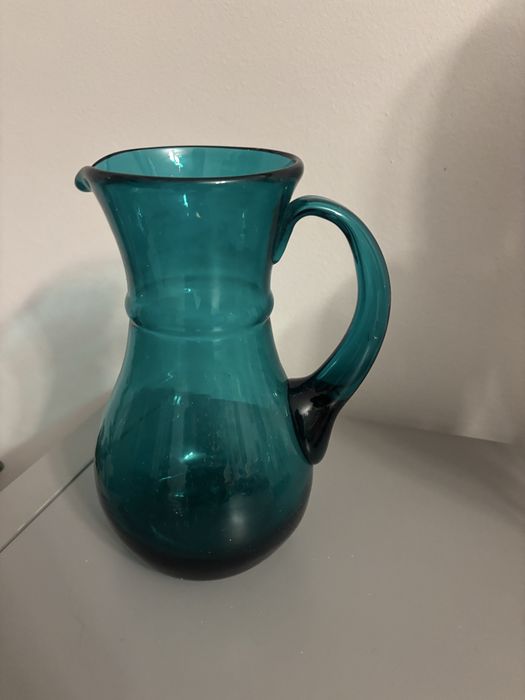 Caneca em vidro verde