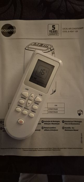 Ar condicionado / Desumidificador / Aquecedor Equalion