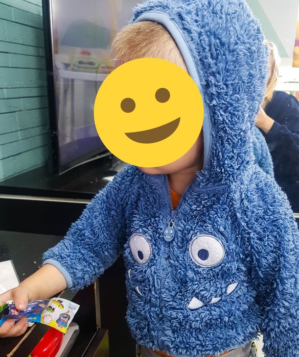 Ciepła bluza niemowlęca dla chłopca 62 cool club