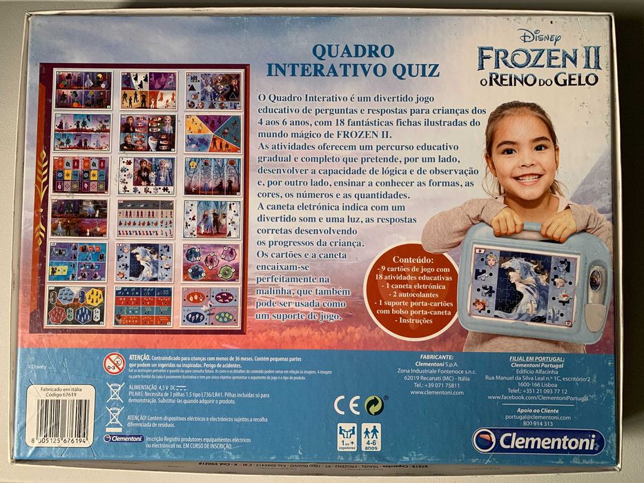 Quadro Interativo Frozen II: O Reino do Gelo