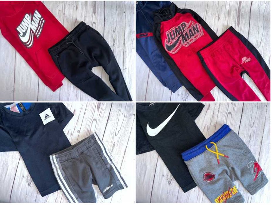 r.110-116 Mega paka 58szt zestaw ubranek dla Synka chłopca nike adidas