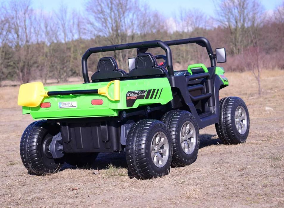 Auto samochód na akumulator autko BUGGY 6 KOŁOWY dla 2 os wywrotka