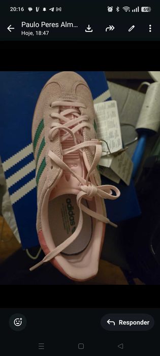 Adidas gazelle mulher 38 novas