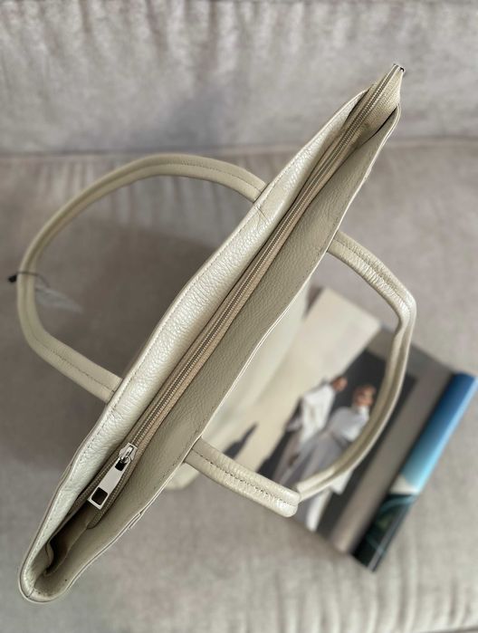 Велика шкіряна сумка шопер Італія