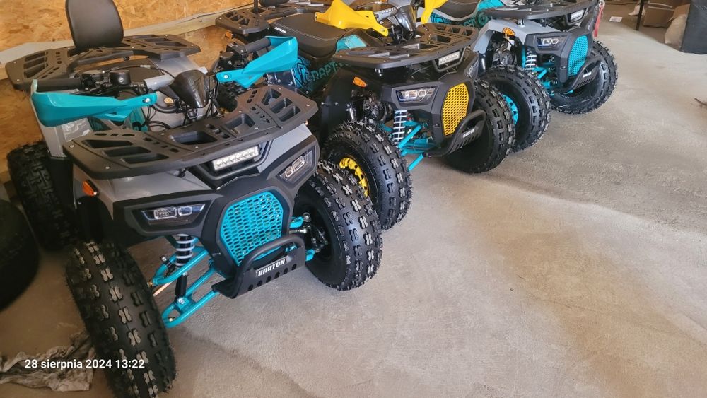 Nowe markowe quady 125cc z wstecznym najtaniej w POLSCE  RATY NA DOWÓD