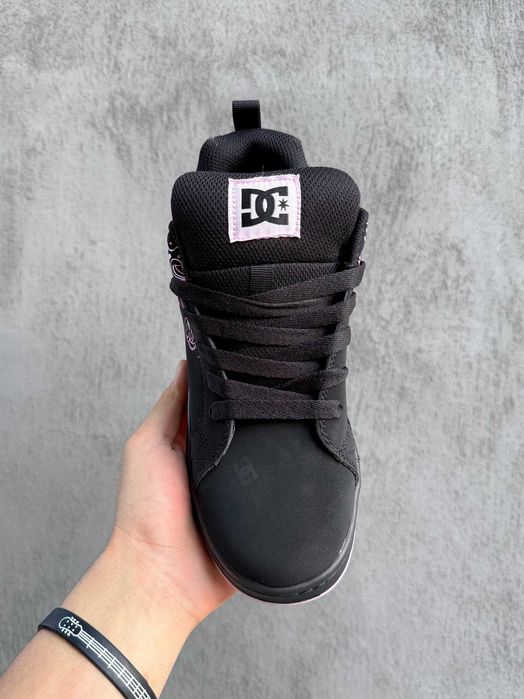Жіночі кросівки DC Court Graffik "Black Pink Sabbath" Розміри 36-41