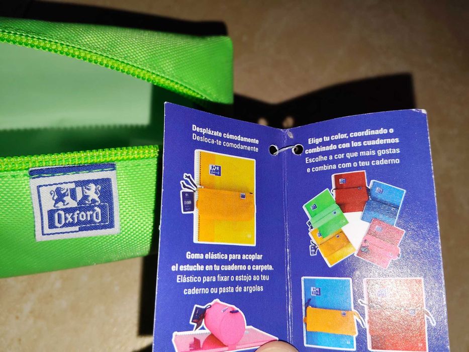 Estojo Oxford verde - novo
