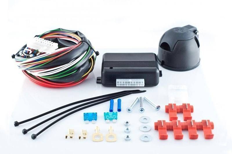 Переходник вилка адаптер розетки прицепа фаркопа 13 на 7 модуль Unikit