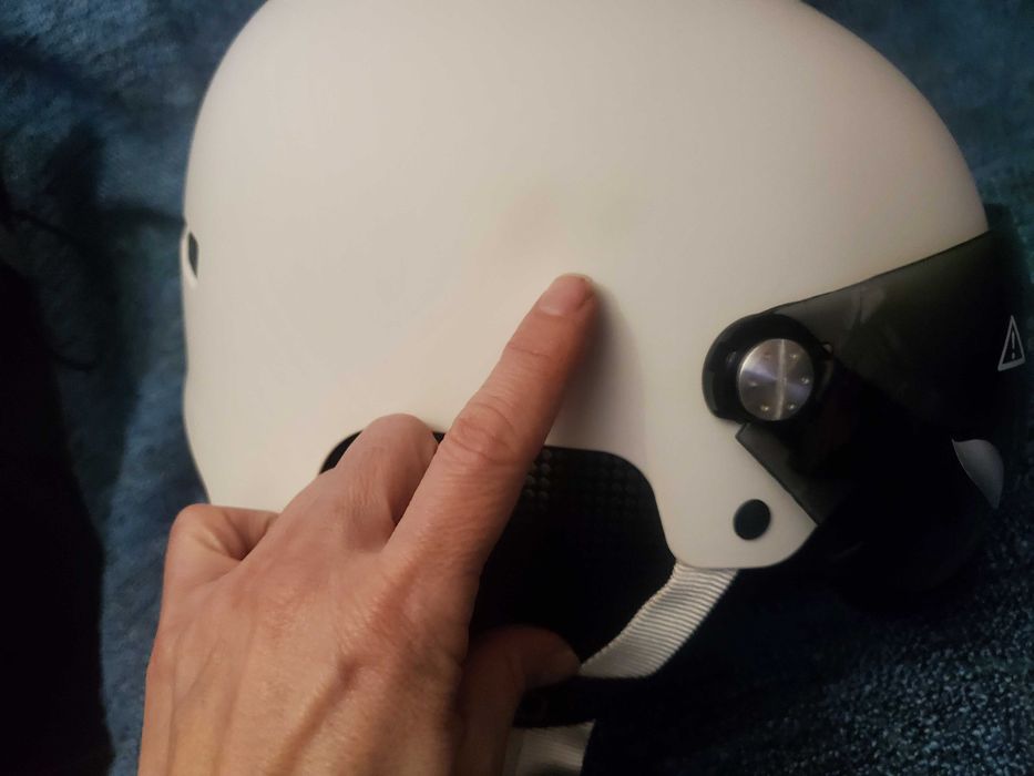 Лижний сноуборд шолом з візором фірмовий Crivit S-M /шлем Alpina L-XL