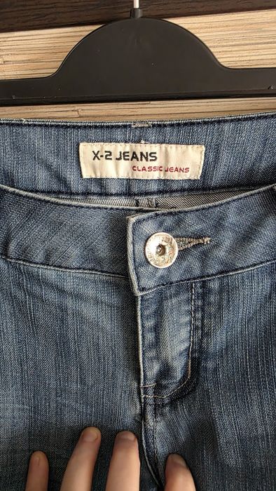 Rybaczki jeansowe damskie 44.