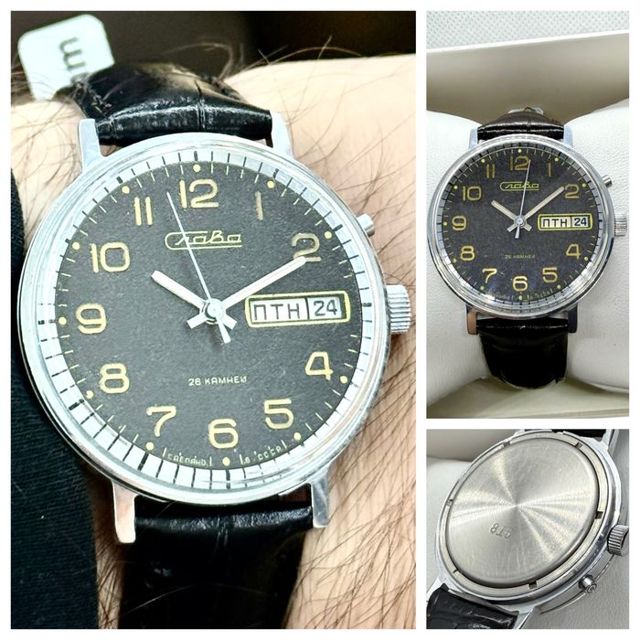 Годинник Часы Слава механика якість на роки ракета seiko tissot casio