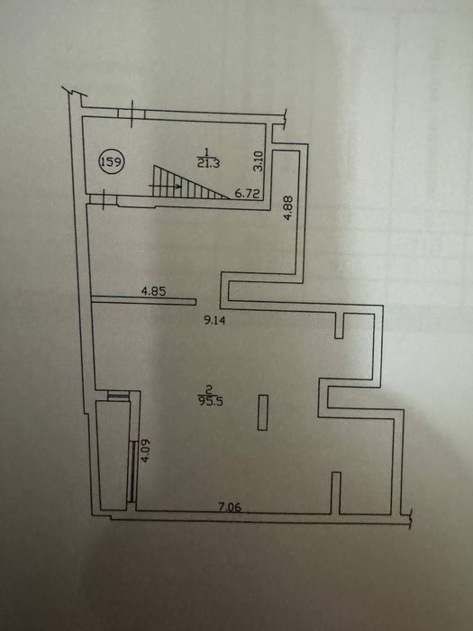 Приміщення 95.5 м.кв. в Крона парк 2