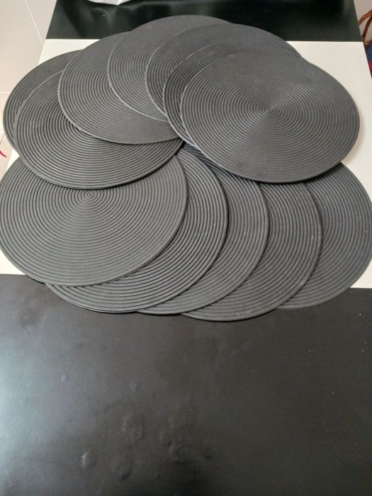 Individuais pretos NOVOS IKEA