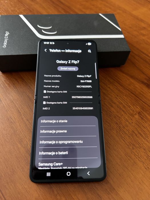 Samsung Galaxy Z flip7 256gb
