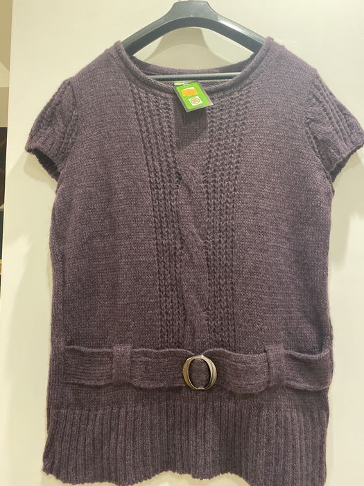 Kamizelka roz. XXXL kolor śliwka