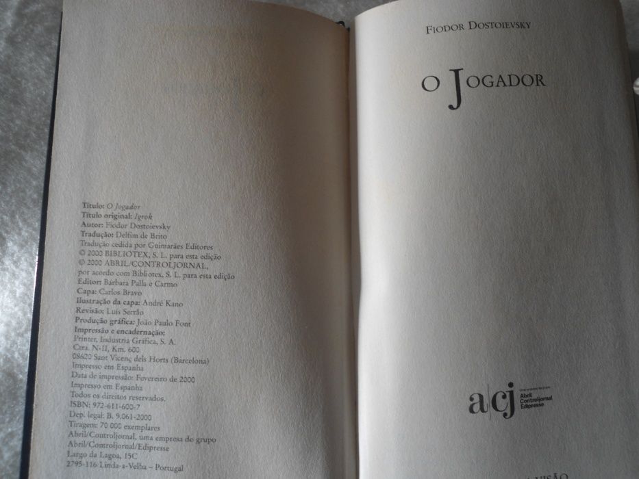 O Jogador de Fiodor Dostoievsky (2000)