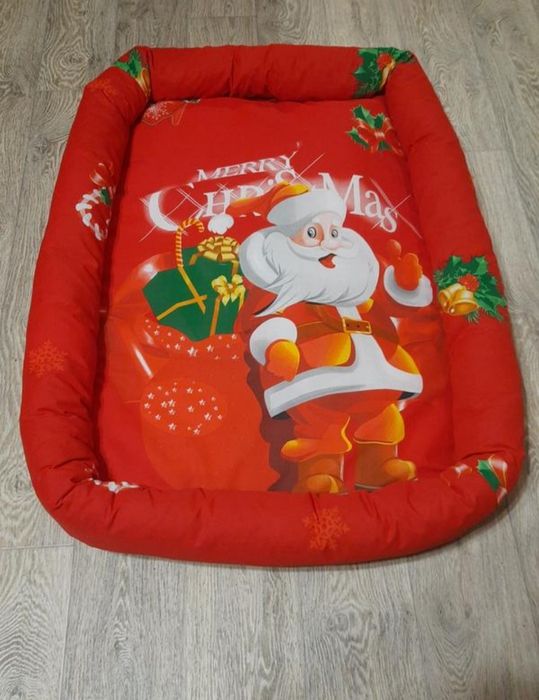 Нові новорічні великі лежанки для тварин | Лежак для котів і собаки