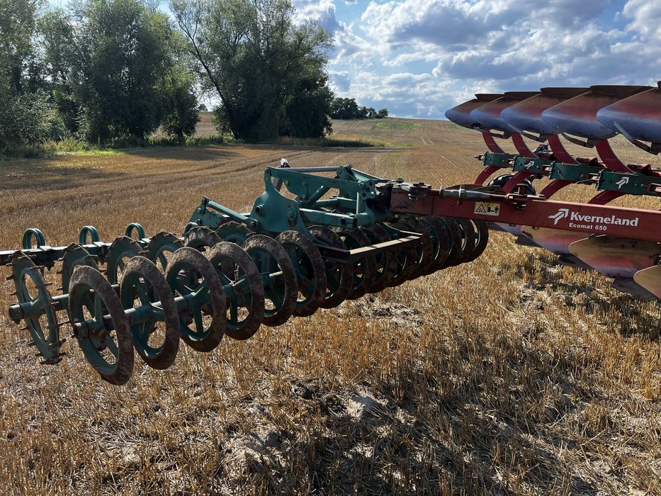 Kverneland ecomat 650 7 skib packomat pług lemlen kuhn