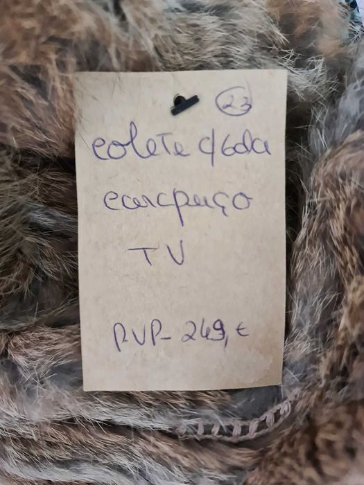 Colete de pêlo nunca usado