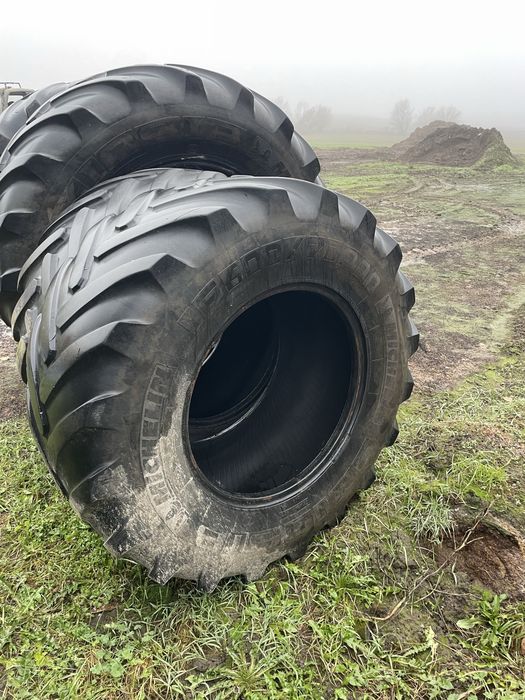 Opony michelin, 710/70 R42 i 600/70 R30. Komplet cztery sztuki bez łat